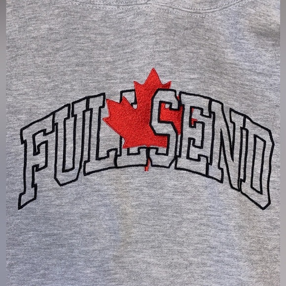 Nelkboys Fullsend Varsity ‘Oh Canada’ Hoodie Size Medium - Picture 3 of 4